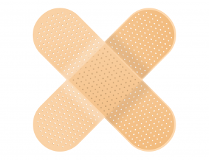 De ce sănătatea e importantă? Concept de imagine cu plasture