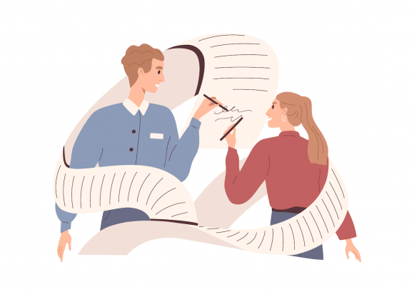 Contract pentru o proprietate - Concept