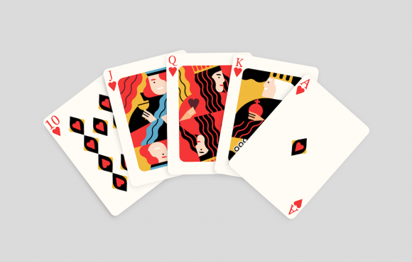 Cât contează norocul în viață? - Chintă roială la poker