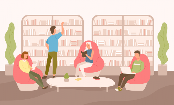 Bibliotecă - lectură